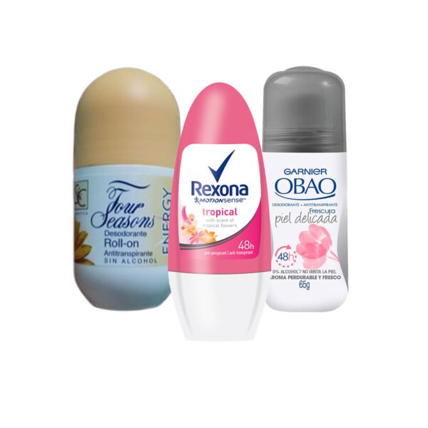 3 Desodorantes (Marcas Varias)