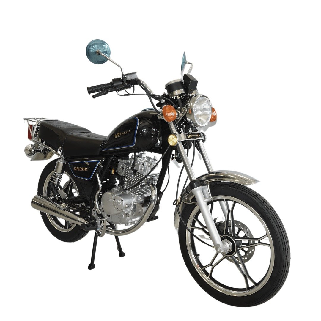 MZ-GN-200cc-Negra.jpg Moto de Combustión MZ-GN 200cc - Imagen 1
